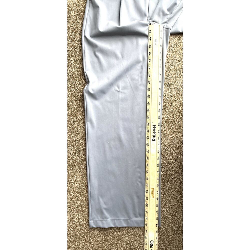Halara Medium Gray Wide Leg Work Pants Stretch High Rise Pull On Trouser M - Picture 7 of 7